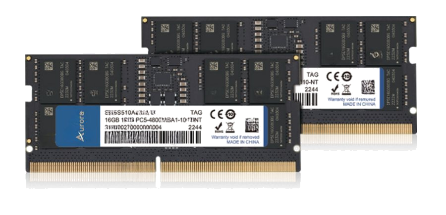 Aurora DRAM memory modules