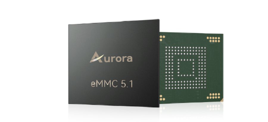 Aurora eMMC embedded storage chip
