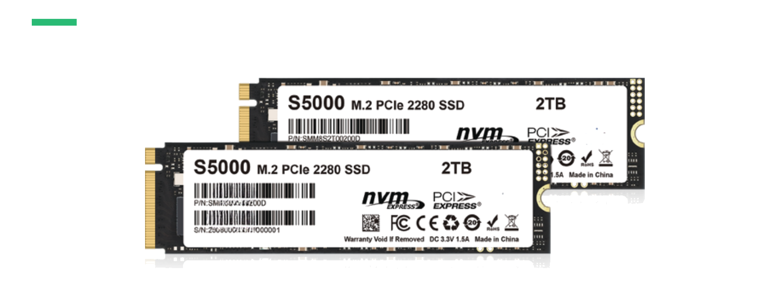 S5000 PCIe 4.0 x4 NVMe SSD
